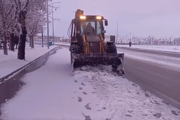 Karaman’da karla mücadele çalışmaları