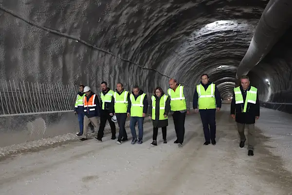 Dülük-OSB Tüneli projesinde yüzde 25 ilerleme sağlandı