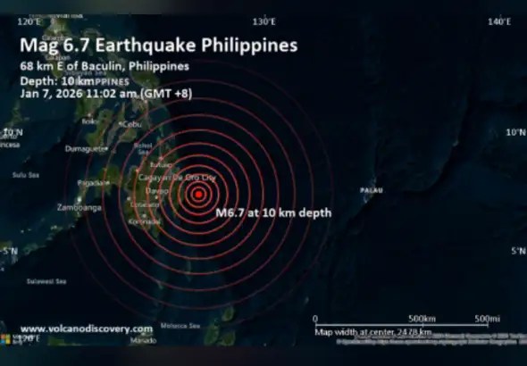 Filipinler'de 6,4 büyüklüğünde deprem meydana geldi