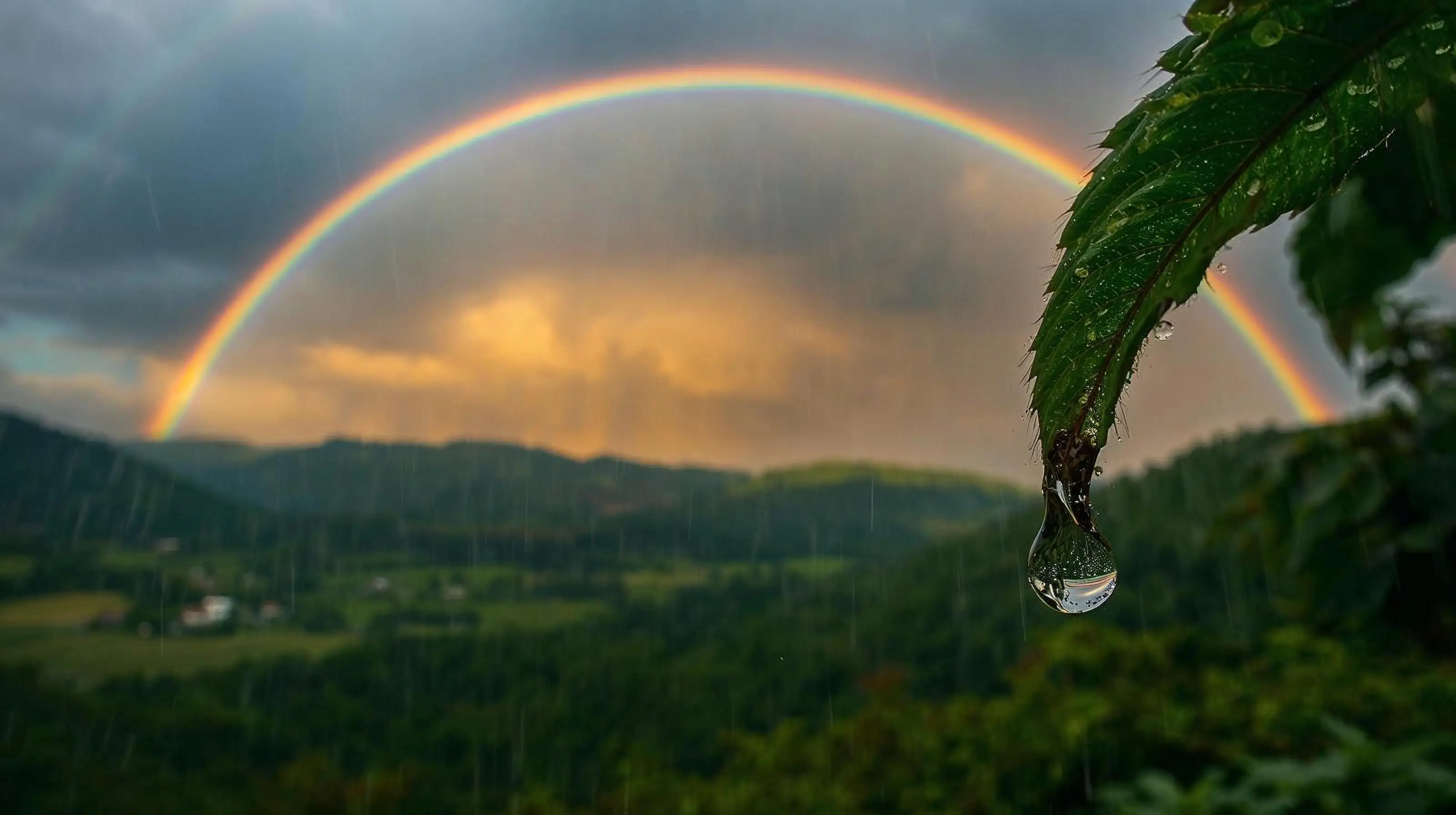 Gökyüzünün Yedi Rengi: Işığın Su Damlalarıyla Gizli Randevusu