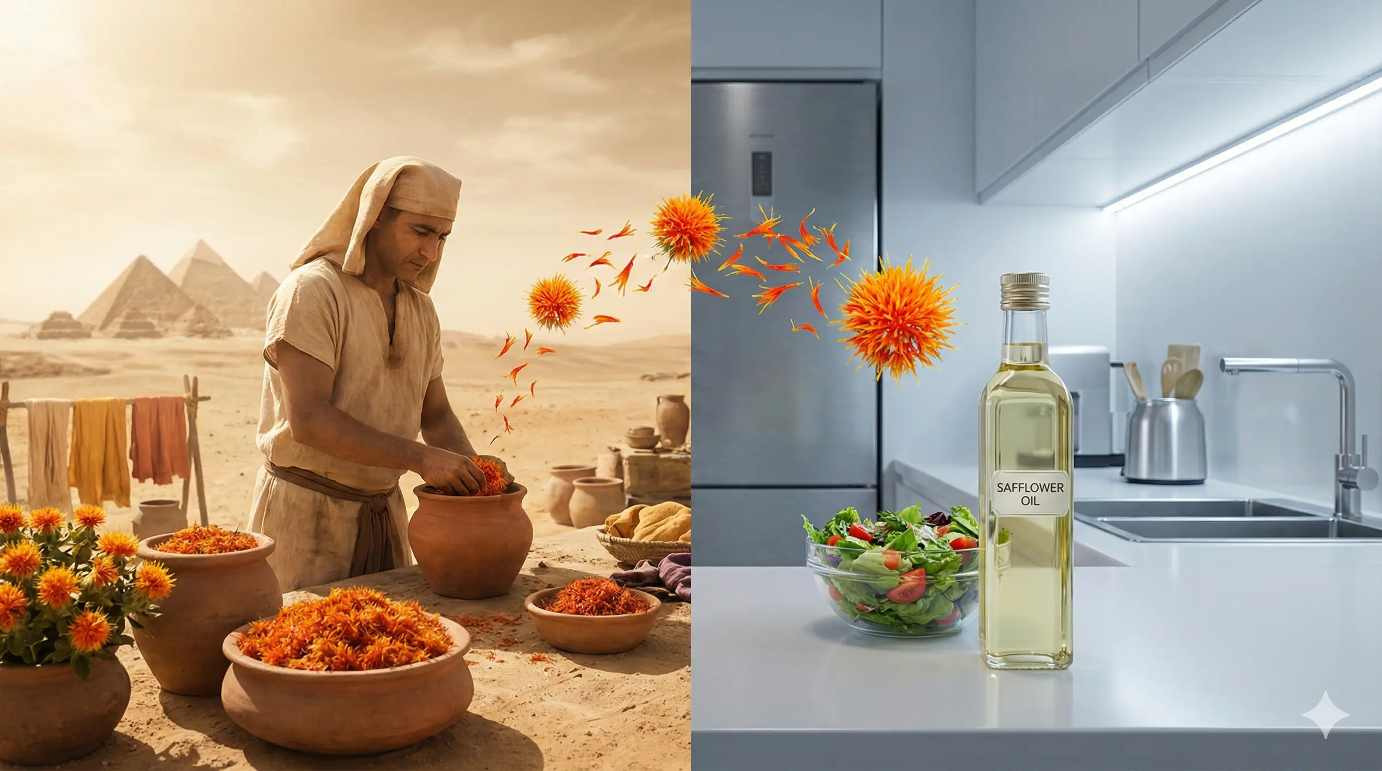 Yalancı safranın gerçek mucizesi: Firavunların boyasından modern diyetlerin yıldızı aspir yağına uzanan yolculuk