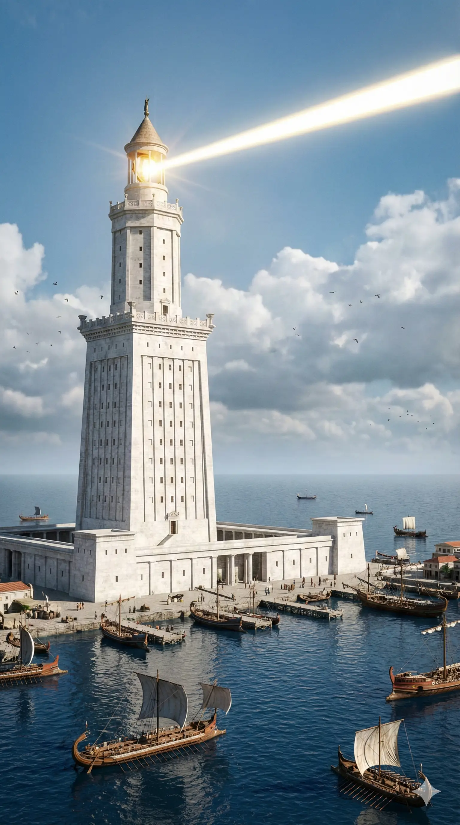 Dünyanın 7 Harikası ; Antik dünyanın gökdeleni: Gemileri kurtaran, aynalarıyla efsaneleşen İskenderiye feneri'nin yükselişi ve hazin sonu