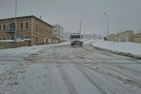 Bayburt’ta karla mücadele