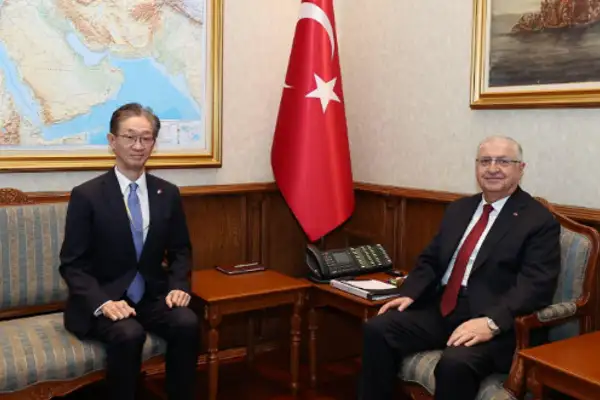 Bakan Güler, Japonya'nın Ankara Büyükelçisi Tamura’yı kabul etti