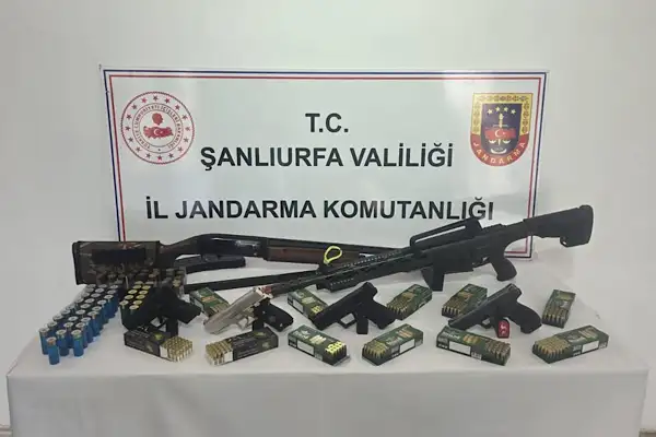 Şanlıurfa’da ruhsatsız silah operasyonu