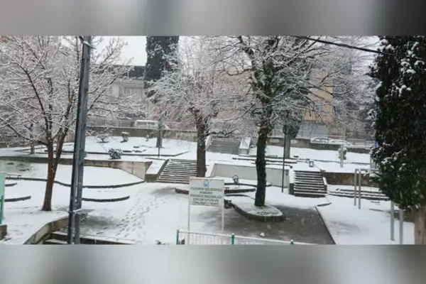 Bursa’da kar yağışı 