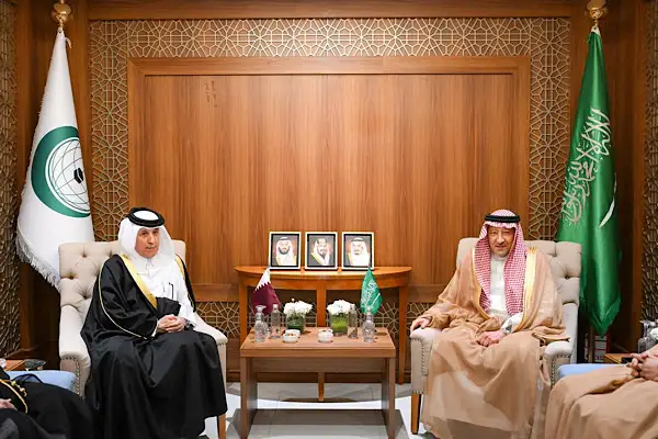 Al Muraikhi, Suudi Arabistan Krallığı Dışişleri Bakan Yardımcısı Al Khuraiji ile görüştü