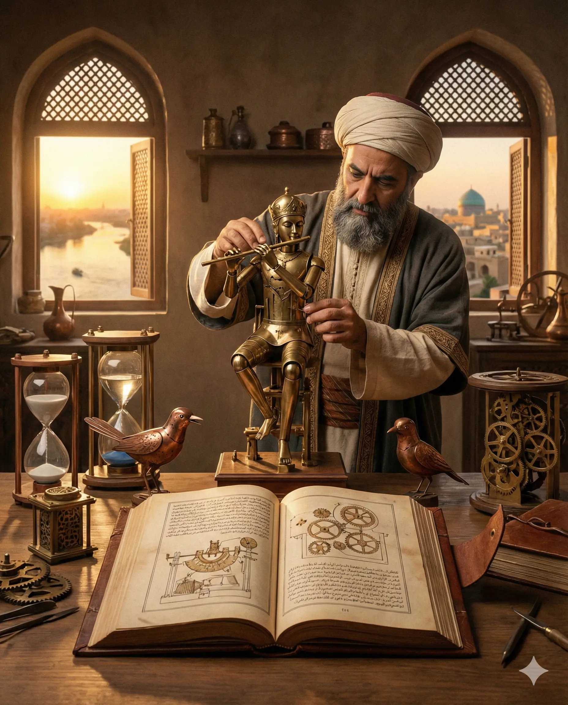 Robotların dedesi: Bağdat'ın altın çağında otomasyonu icat eden dahi Ahmet bin Musa ve harikalar kitabı