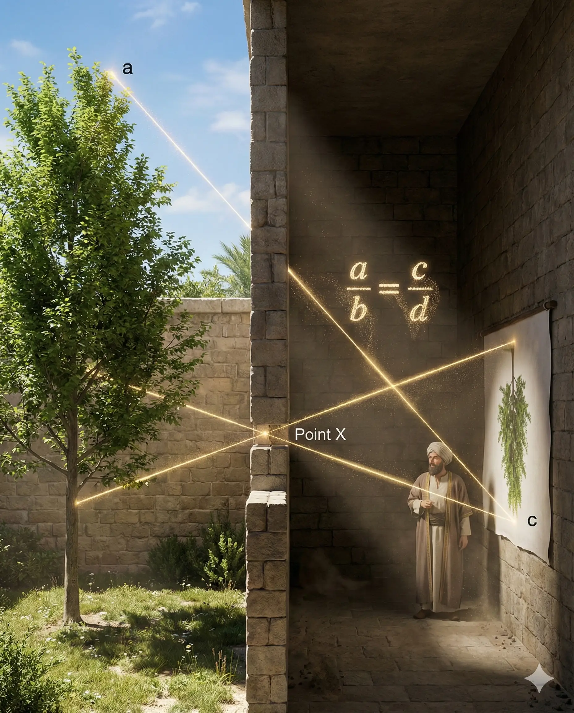 Işığın Matematiği: İbn-i Heysem'in Karanlık Odasında Bir Geometri Dersi