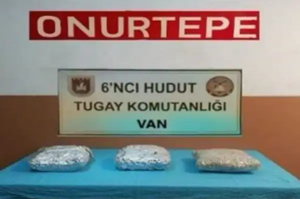 Van hudut hattında 4 kilo 60 gram uyuşturucu madde ele geçirildi