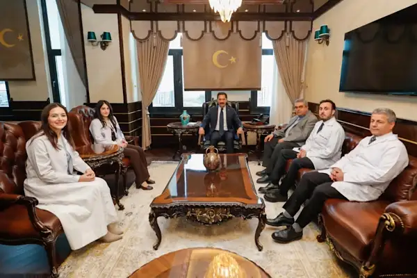 Vali Masatlı, sağlık heyetini kabul etti