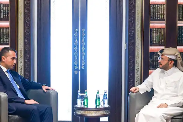 Al Ansari, Avrupa Birliği Körfez Bölgesi Özel Temsilcisi Di Maio ile görüştü