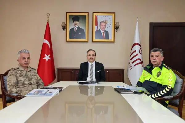 Vali Kızılkaya, Bakan Çiftçi'nin başkanlığındaki toplantıya katıldı