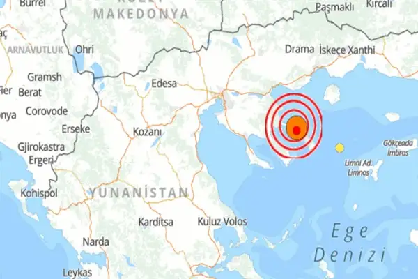 Yunanistan'da deprem