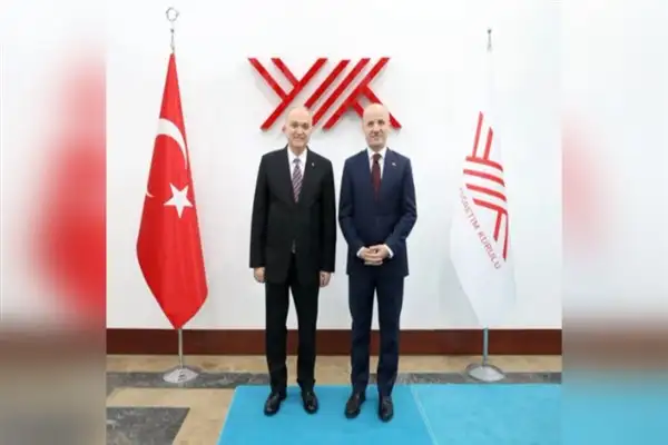 Başkan Özlü, YÖK Başkanı Özvar ile Düzce Üniversitesi Hastanesi için görüştü