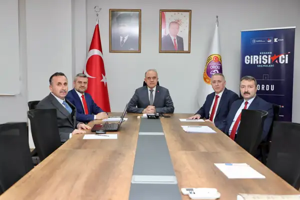 Vali Erol, KOSGEB’in İş Geliştirme Desteği Değerlendirme Toplantısı'na katıldı