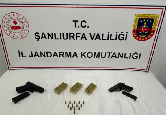 Şanlıurfa'da “Yasa Dışı ve Ruhsatsız Silahlanmayla Mücadele” kapsamında operasyon