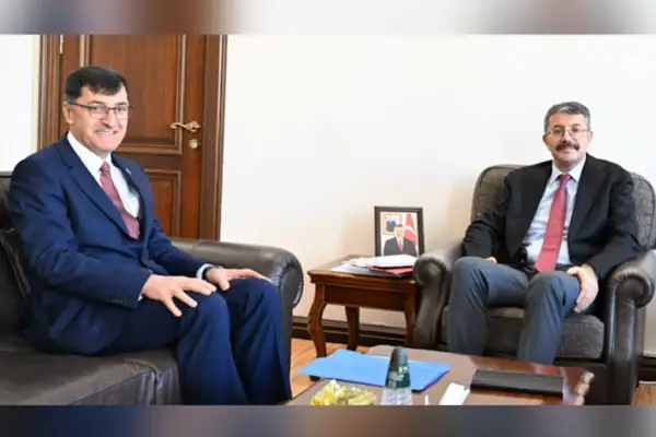 Başkan Kahveci'den İçişleri Bakan Yardımcısı Çelik’e ziyaret