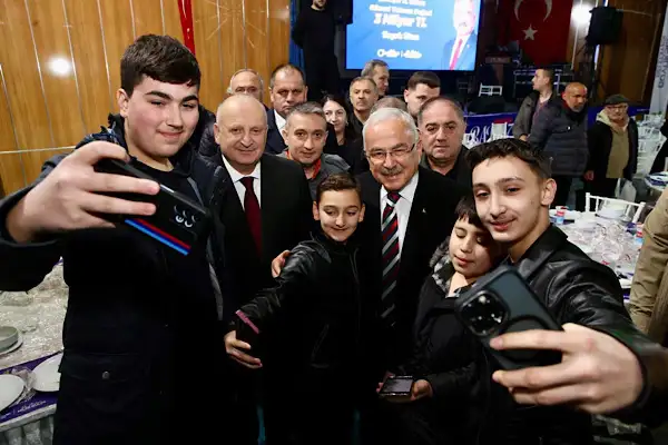 Ünye’de toplu iftar sofrası kuruldu