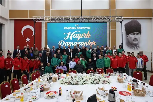 Keçiören'de Ramazan boyunca 450 bin kişi  iftar sofrasında buluştu