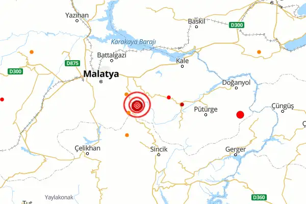 Malatya'da deprem