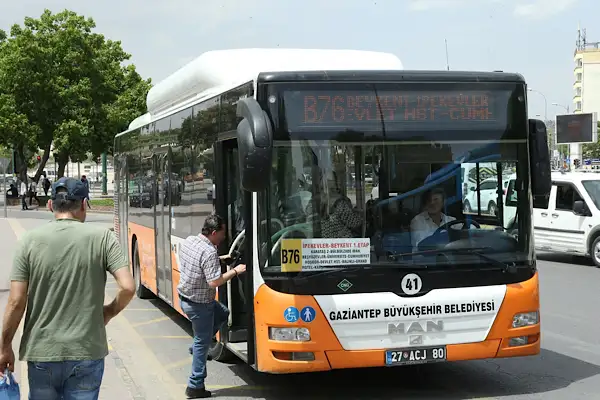 Gaziantep’te Ramazan Bayramı’nda toplu taşıma ücretsiz