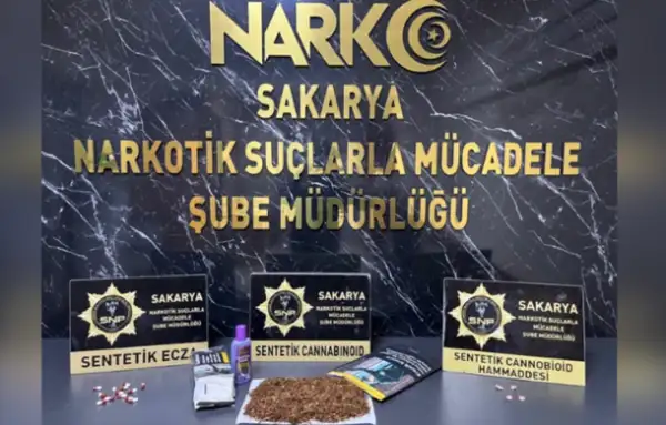 Sakarya'da uyuşturucu operasyonu