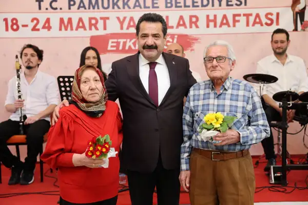 Pamukkale'de Yaşlılar Haftası'nda etkinlik gerçekleştirildi