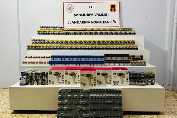 Şanlıurfa’da kaçakçılık operasyonu