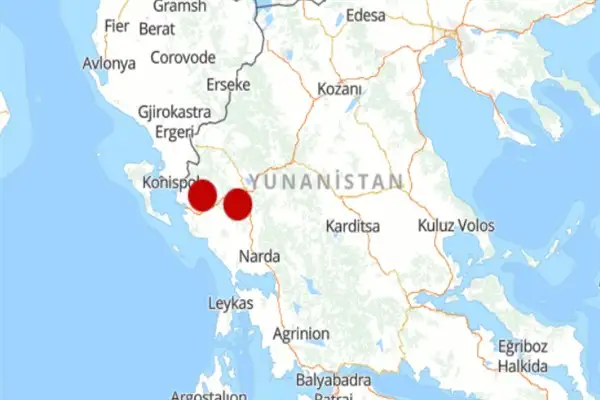 Yunasitan'da peş peşe deprem