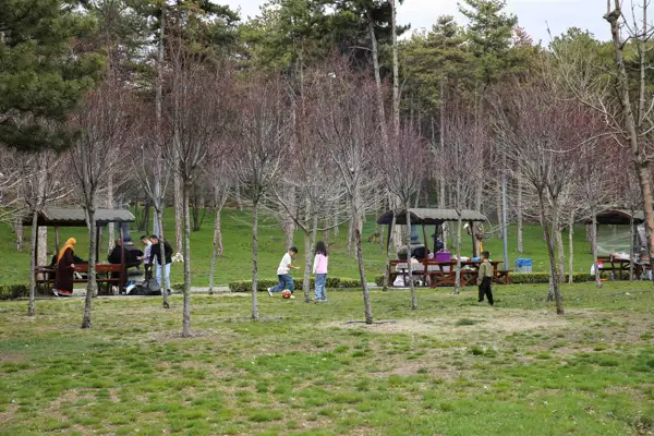 Ankaralılar, bayram tatilini mesire alanlarında geçirdi