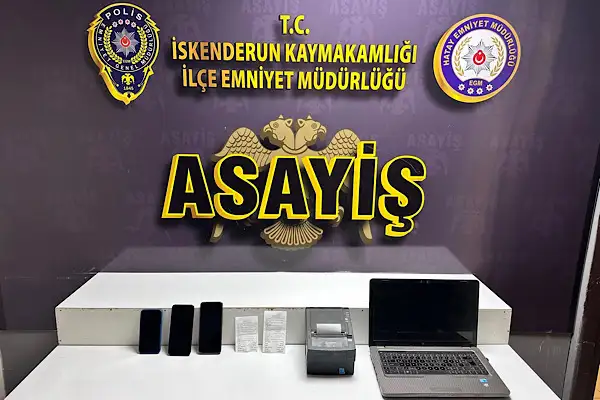 İskenderun’da yasadışı bahis operasyonu