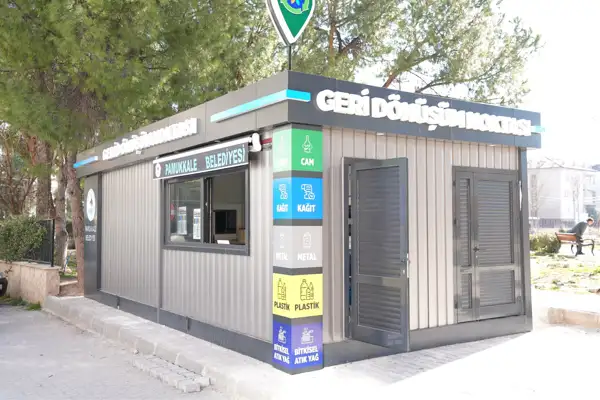 İkinci geri dönüşüm noktası Pelitlibağ’da hizmete girdi