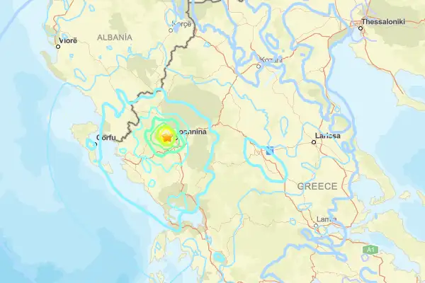 Yunanistan'da deprem