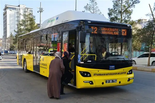 Diyarbakır’da bayramda ulaşım ücretsiz