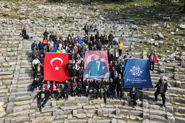 Aydın'dan Priene Antik Kenti’nde yürüyüş etkinliği