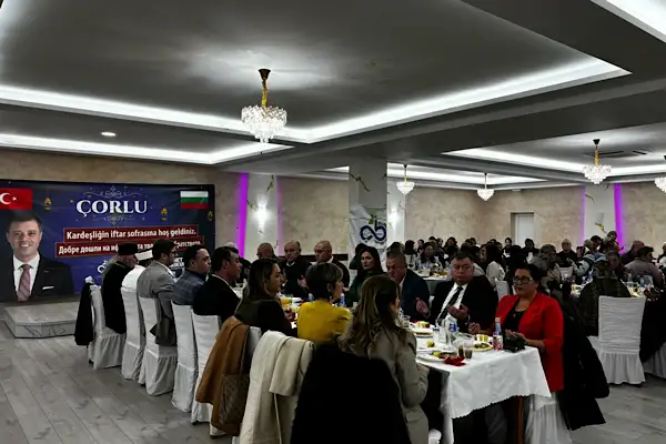 Çorlu'dan Bulgaristan’da iftar programı