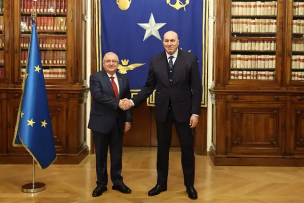 Bakan Güler, İtalya Savunma Bakanı Crosetto ile görüştü