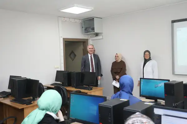 İnegöl’de İNESMEK kurslarına ziyaret