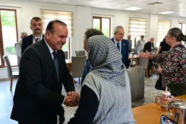 Kepez'de  KKTC heyeti ağırlandı