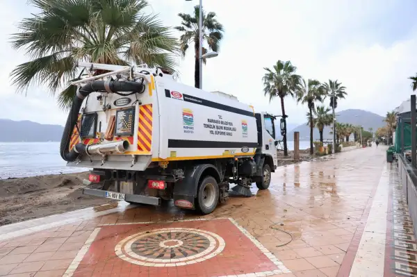 Marmaris’te fırtına ve sağanak alarmı  