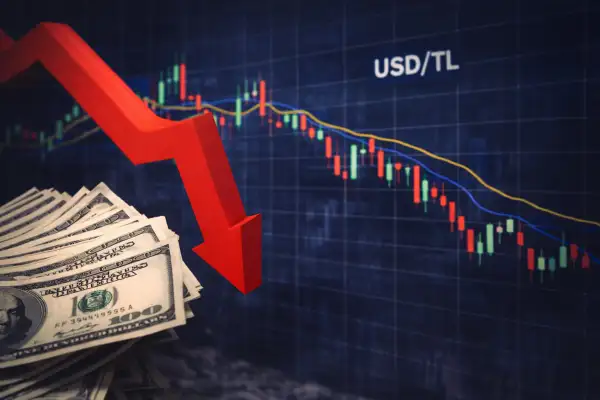 Dolar/TL kuru günü düşüşle tamamladı