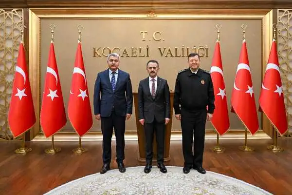 Yalova’da emniyet ve jandarmadan Vali Aktaş’a ziyaret