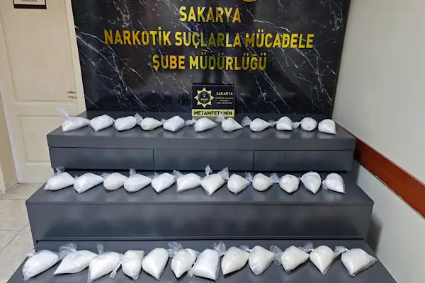 Sakarya’da 17,5 kilo metamfetamin ele geçirildi