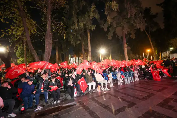 A Milli Takım'ın maçı, Buca'da izlendi