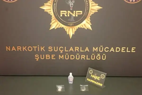 Rize’de uyuşturucu operasyonu