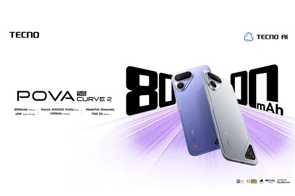 TECNO POVA Curve 2 5G online satışa açıldı