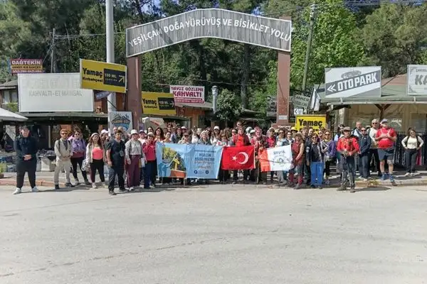 Antalya’da Yeşilçam doğa yürüyüşü düzenlendi