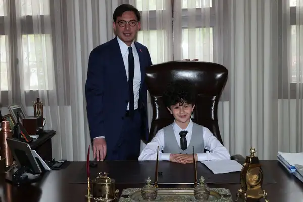 Tokat'ta 23 Nisan kapsamında temsili devir teslim gerçekleştirildi