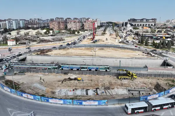 Konya’da Otogar Kavşağı ve Tramvay Hattı çalışmaları devam ediyor